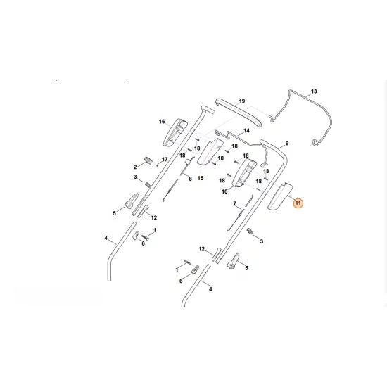 Stihl   Część obudowy 6383 182 1311